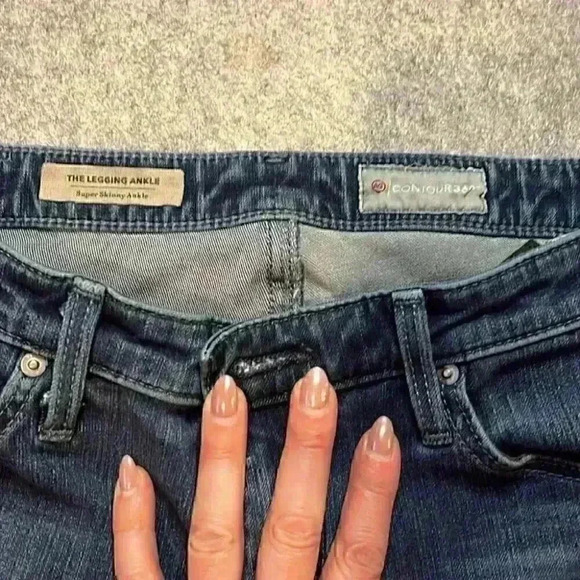 AG Jeans The Legging Ankle Super Skinny Ankle, Size 27R. Contour 360. - Picture 8 of 11